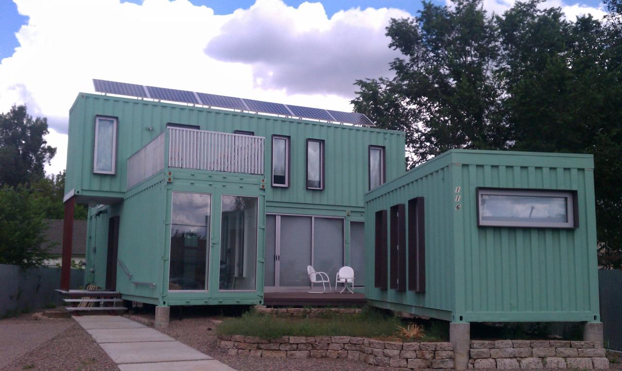 Shipping Container Homes & Buildings: Two-story 2000 sqft Shipping Container Home, Arizona