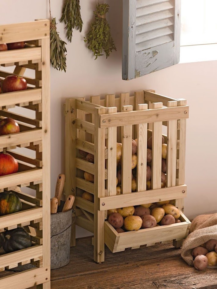 Các mẫu kệ để rau quả đơn giản giúp nhà bếp sinh động - Thiết kế cửa hàng  chuyên nghiệp - Nội thất Sáng tạo