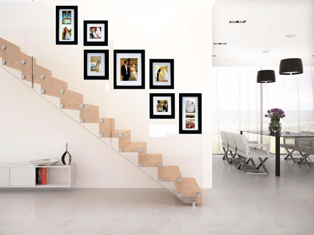 6 ý tưởng độc đáo để treo khung ảnh trong nhà - Kiến Trúc Nhà Tranh