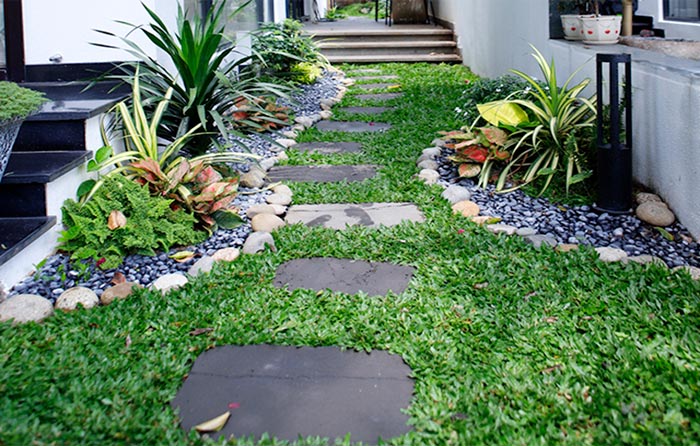 Thiết kế lối đi sân vườn đơn giản mà đẹp cho nhà bạn - CafeLand.Vn