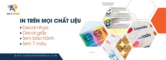 Công ty TNHH An Khánh chuyên in các loại tem
