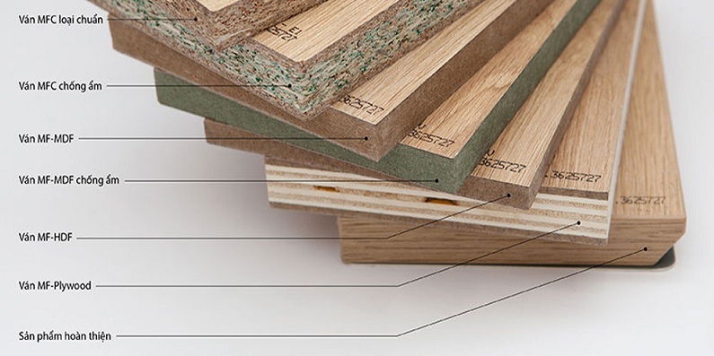 Các loại ván gỗ Melamine