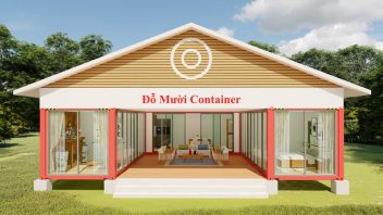 Không thể cầm lòng trước vẻ đẹp nhà container 40 feet