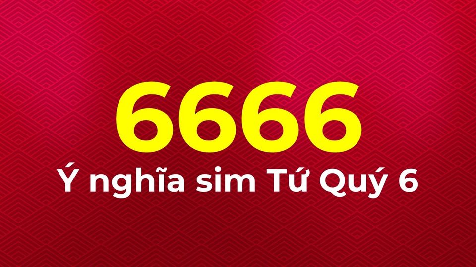 Sim tứ quý 6 có ý nghĩa gì?