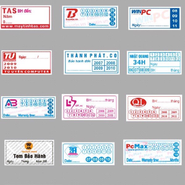 In tem bảo hành chuyên kinh doanh các sản phẩm in ấn chất lượng