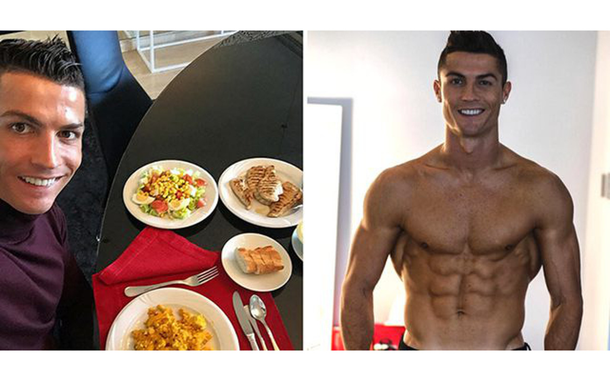 Chế độ dinh dưỡng và tập luyện chuyên nghiệp của Ronaldo